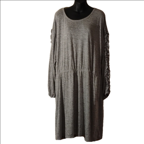 Lane Bryant Dresses & Skirts - Lane Bryant size 22/24 grey dress, perfect for Spring! Great style and fit.